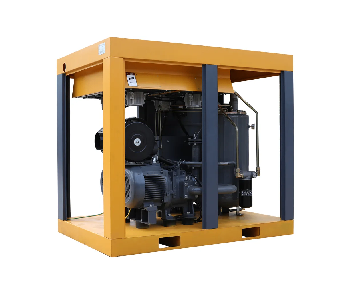 Винтовой компрессор с постоянными магнитами и частотным регулированием играет важную роль в энергосбережении и охране окружающей среды