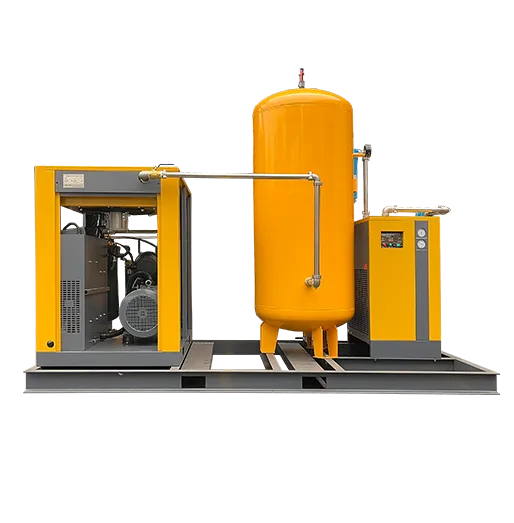 Skid-Mounted Air Compressor 30-100HP